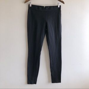 J. Crew Soft Stretchy Mid Rise Waist Athleisure Leggings Pants Bottoms Black